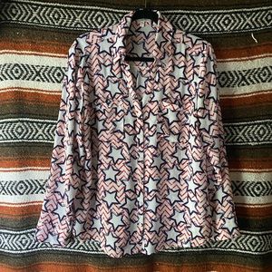 Express Portofino star blouse slim fit